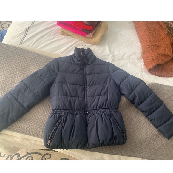 Silvian heach Italian navy puffer coat - Picture 1 of 8